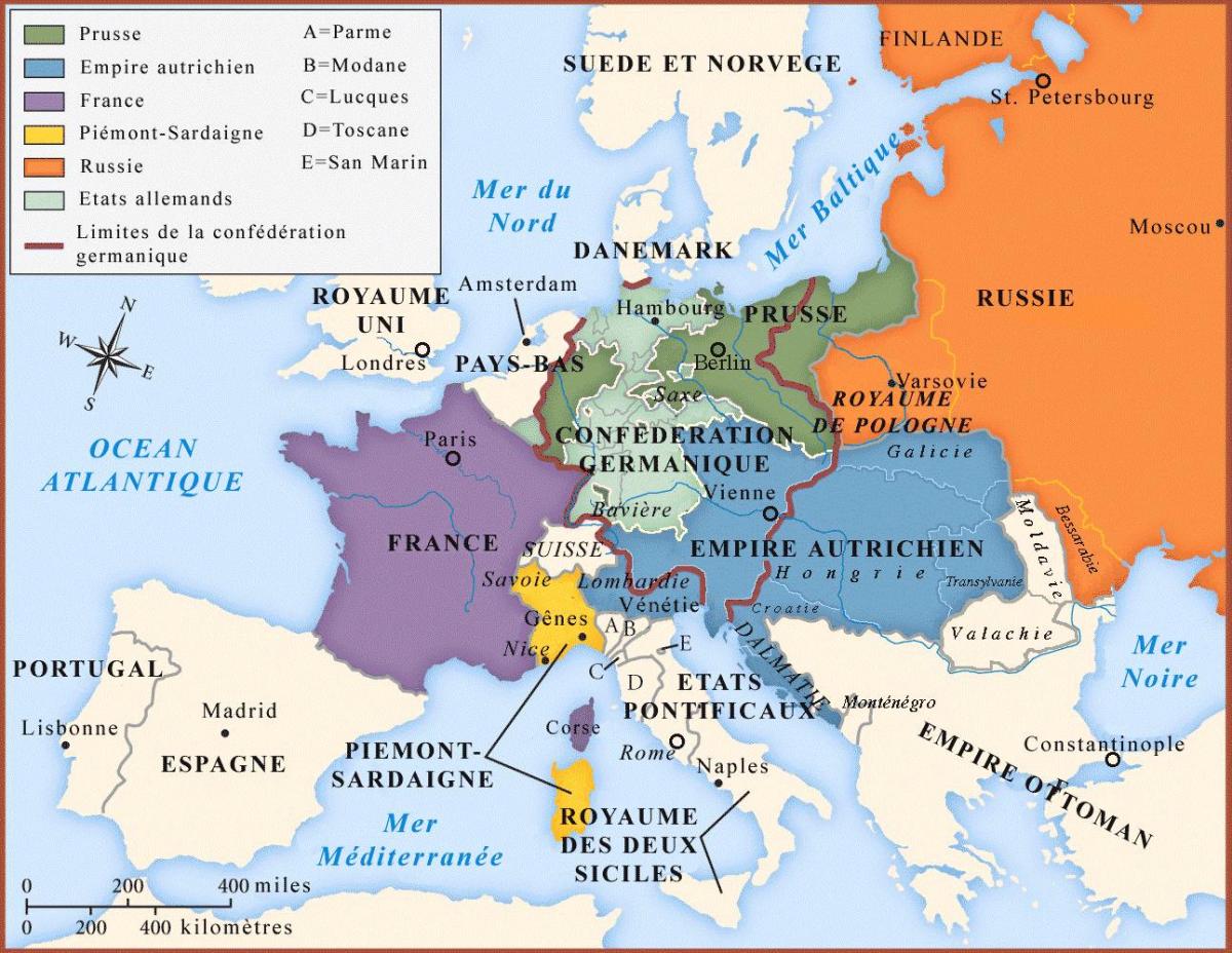 mapa Viena eta inguruko herrialdeetan