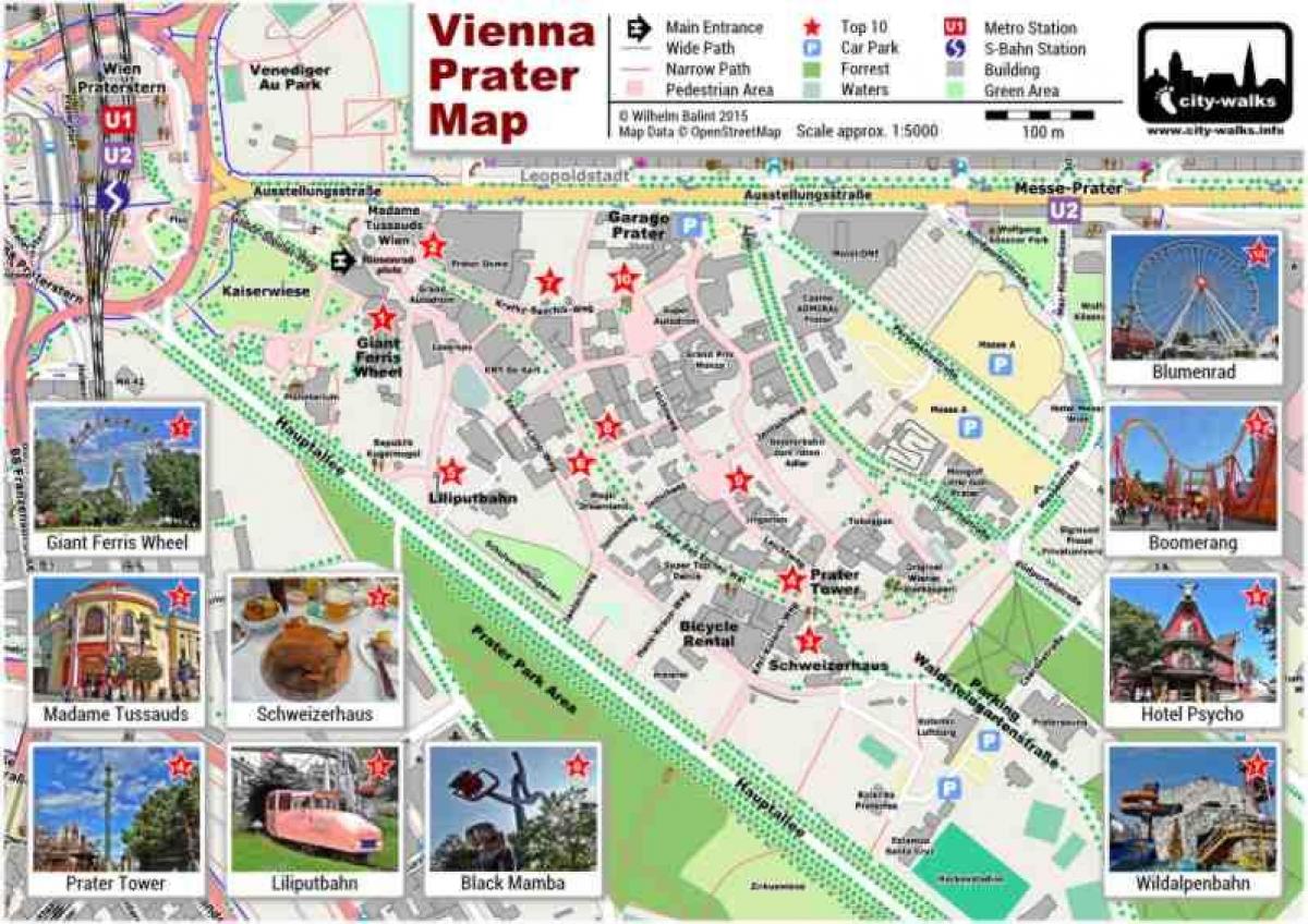 Mapa Vienako park & ride