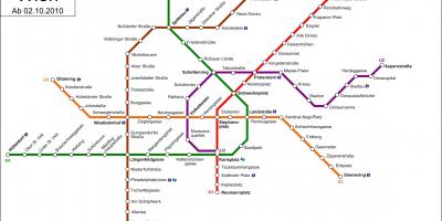 Tranbia d Vienako mapa