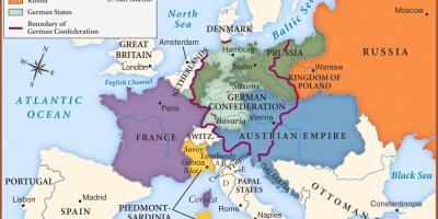 Vienako Austria munduko mapa