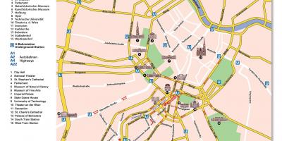 Mapa Vienako ring errepidea 